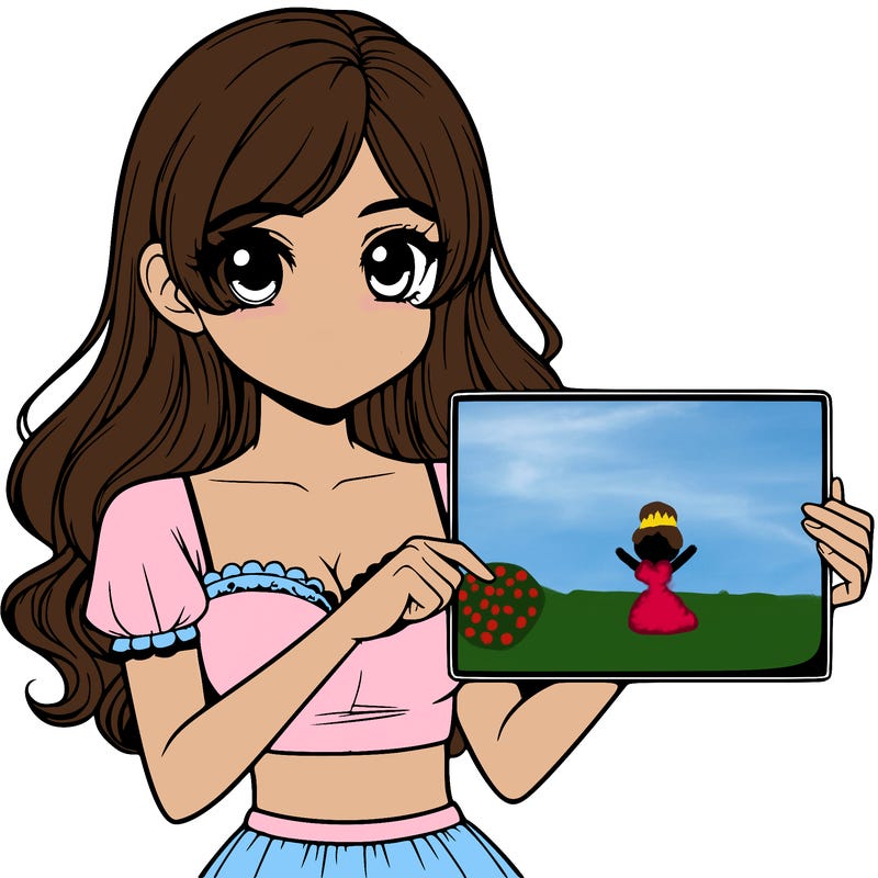 realistic pretty girl holding blank sign