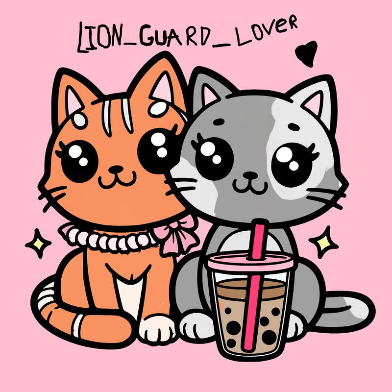 cats with boba