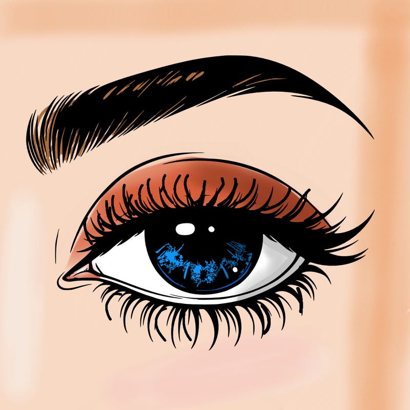 eye closed realistic