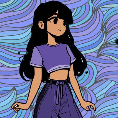 girl in a cute crop top