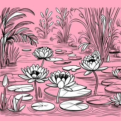 monet's water lilies