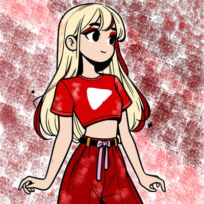 girl in a cute crop top