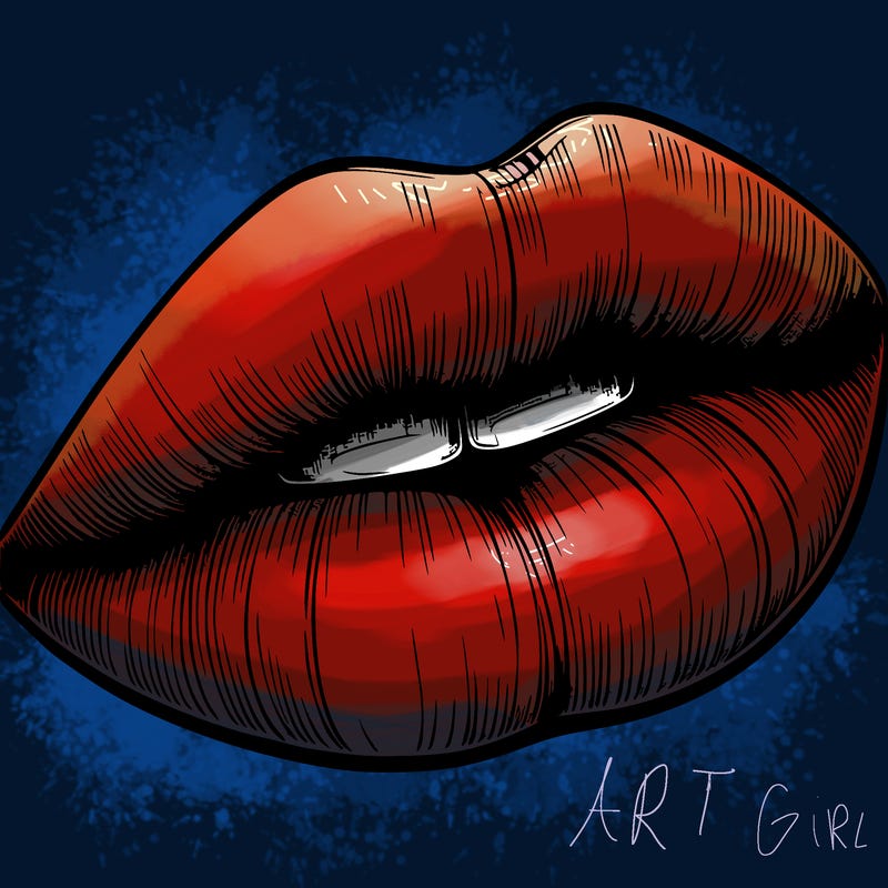 realistic lips