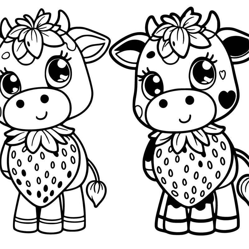 strawberry cow