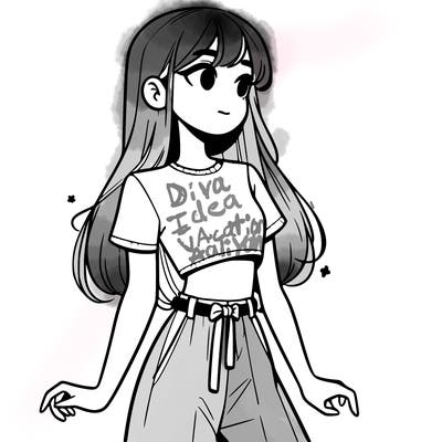 girl in a cute crop top