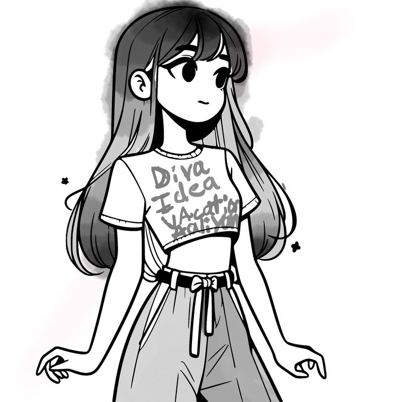 girl in a cute crop top