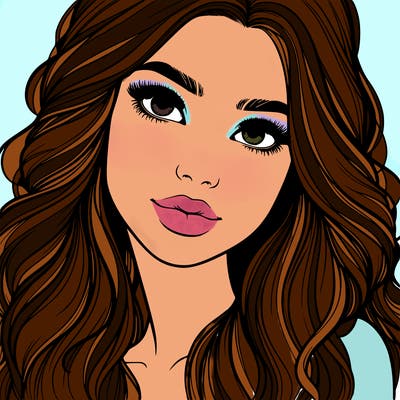 beautiful realistic girl