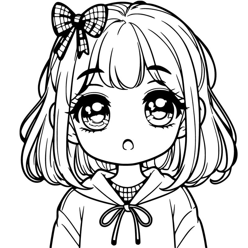 cute realistic girl