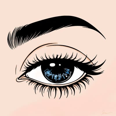 eye closed realistic