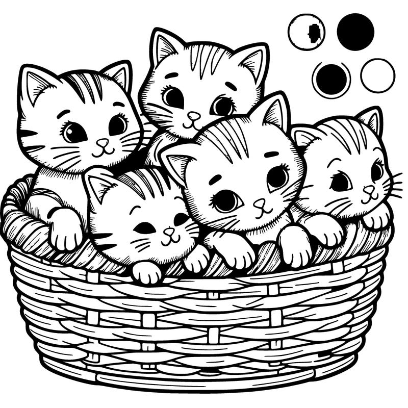 kittens in a basket