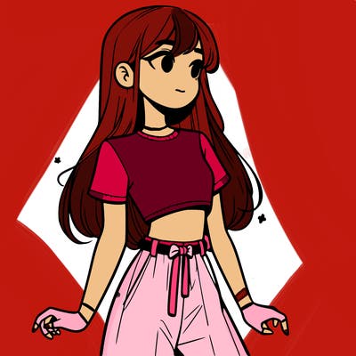 girl in a cute crop top