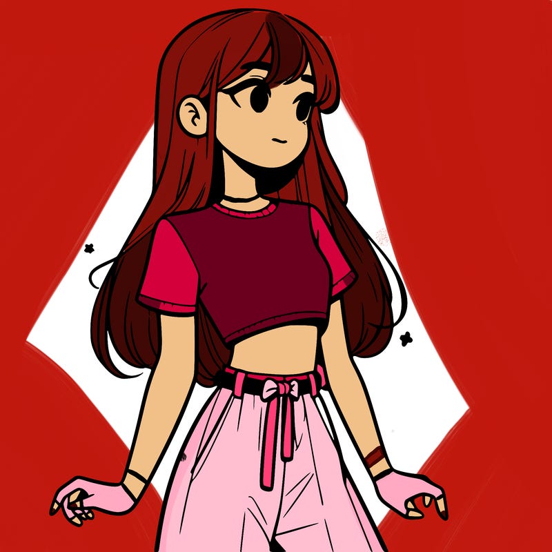 girl in a cute crop top