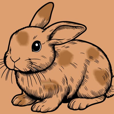 realistic bunny