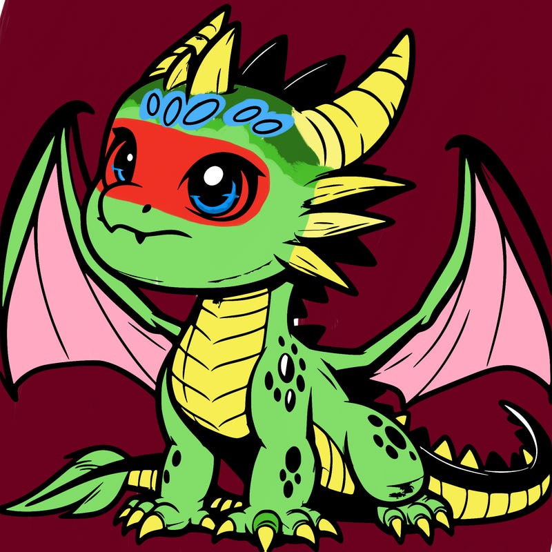 fierce baby night dragon