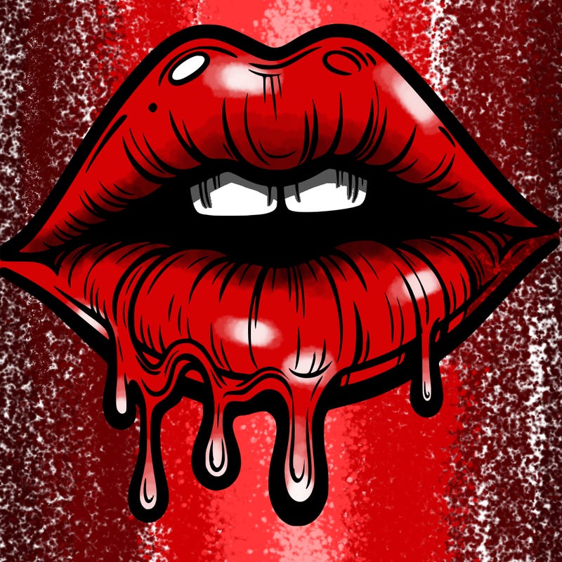 lips that look realistic and drip