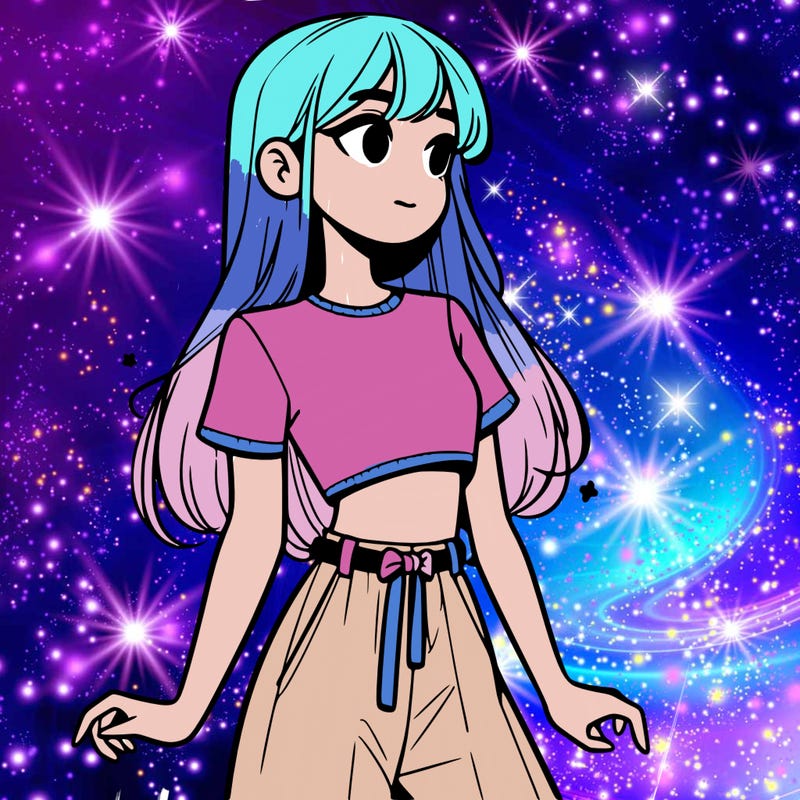 girl in a cute crop top