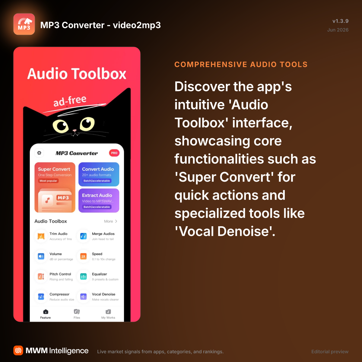 MP3 Converter - video2mp3 - Music App | MWM