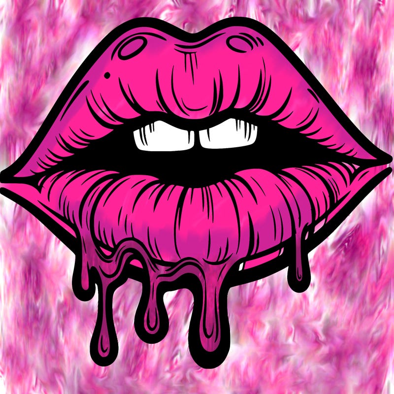 lips that look realistic and drip