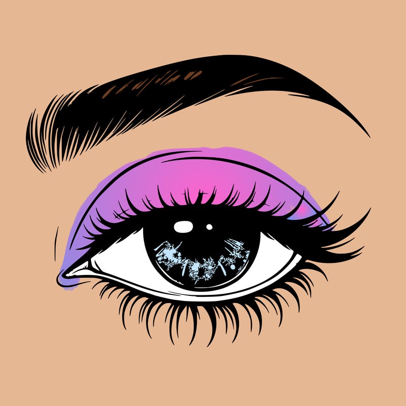 eye closed realistic