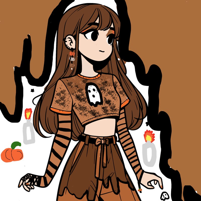 girl in a cute crop top