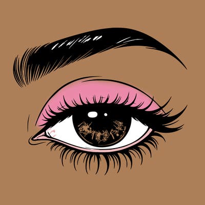 eye closed realistic