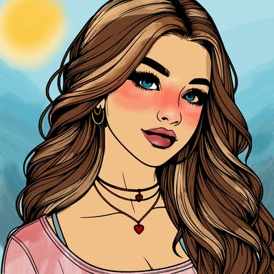 detailed realistic girl