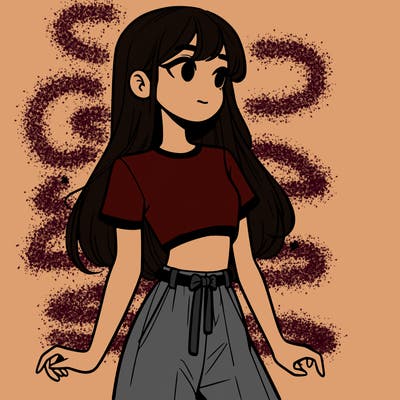 girl in a cute crop top