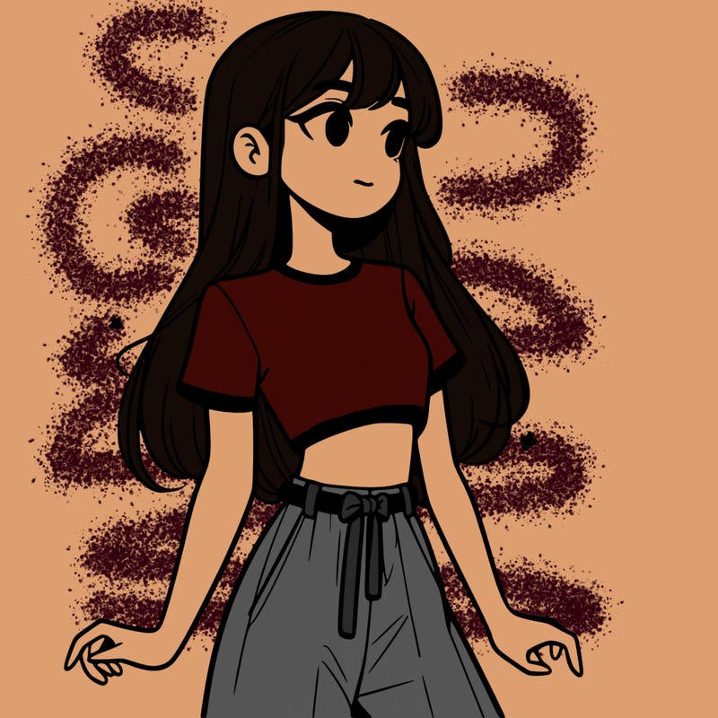 girl in a cute crop top