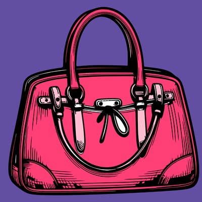 realistic handbag