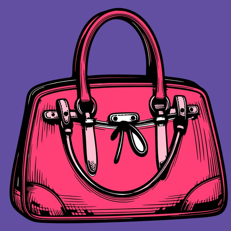 realistic handbag