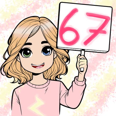 realistic girl holding up a sign