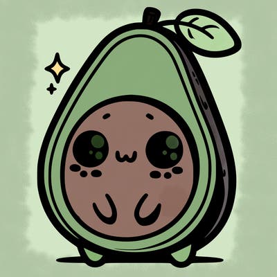 cute avocado