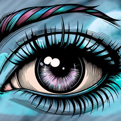 realistic eye