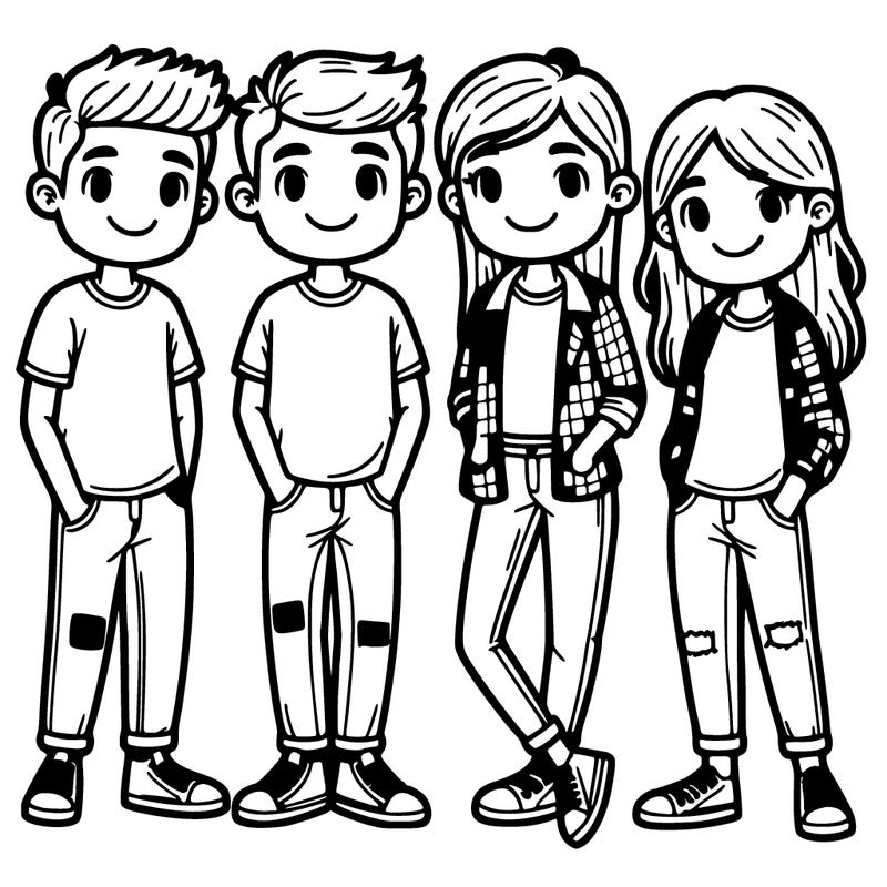 4 friends