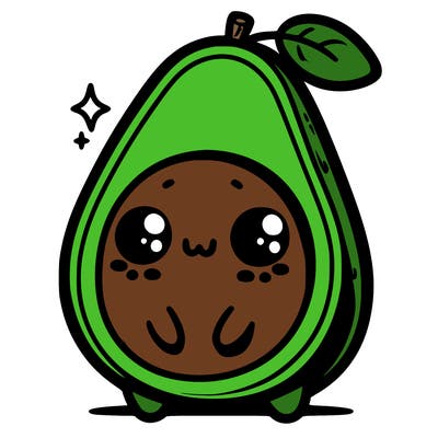 cute avocado