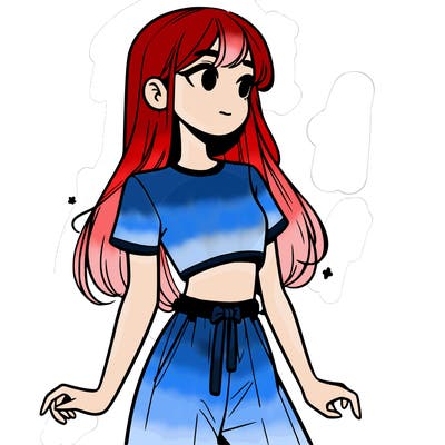 girl in a cute crop top