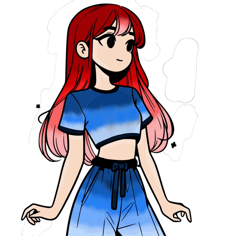 girl in a cute crop top