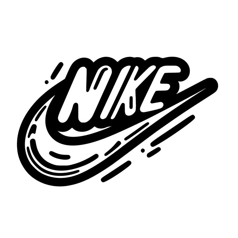 nike logo simple and fast