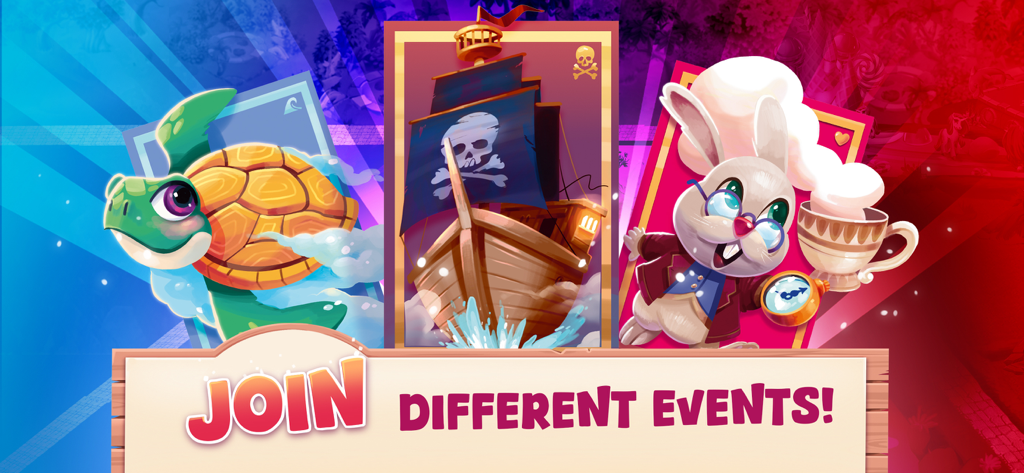 Special events in Zoo Craft featuring a turtle pirate ship and a rabbit with a pocket watch