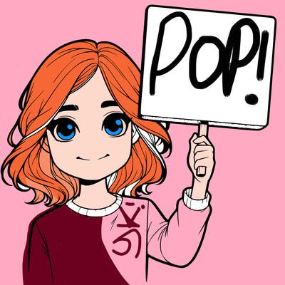 realistic girl holding up a sign