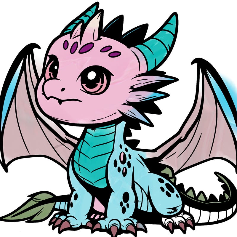 fierce baby night dragon