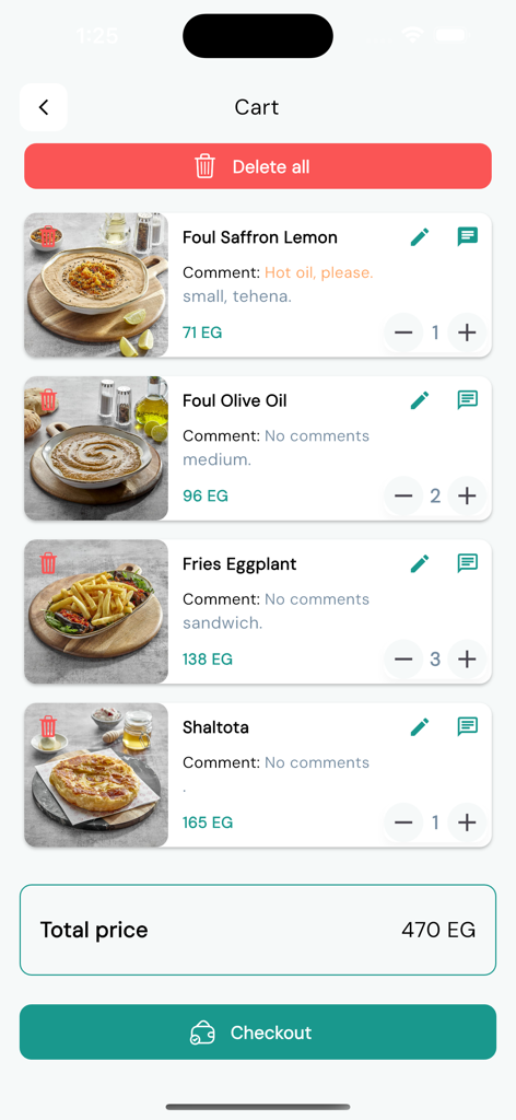 Tabali Bistro - Food & Drink App | MWM