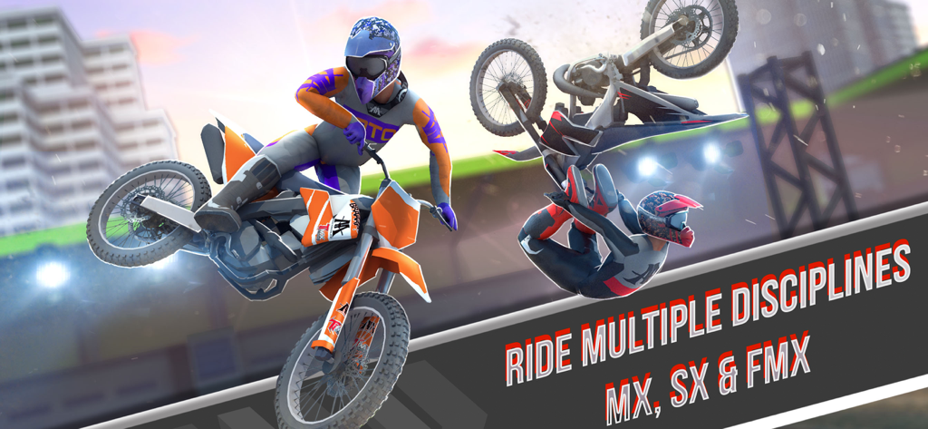 TiMX: This is Motocross - Two motocross riders performing technical stunts and tricks in the TiMX simulator game