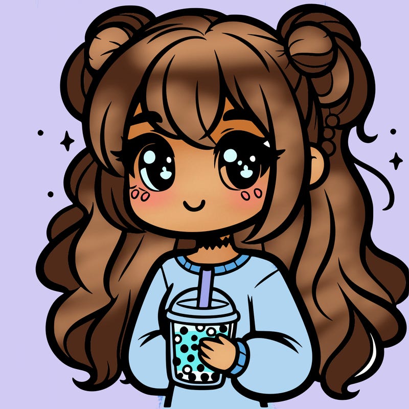 girl with boba