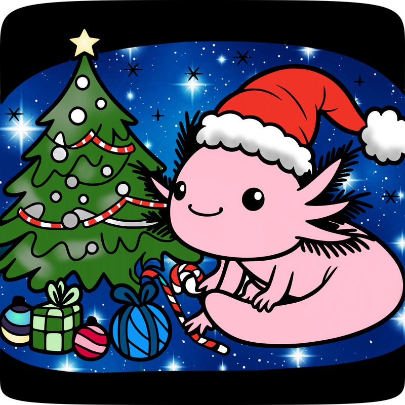 christmas axolotal
