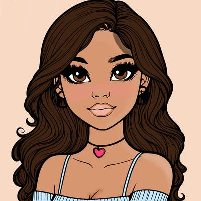 realistic pretty girl