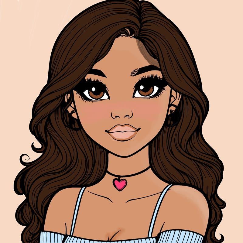 realistic pretty girl