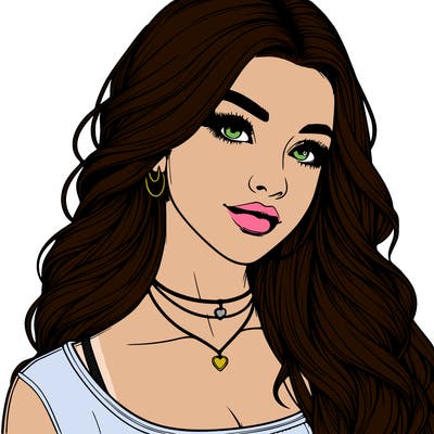 detailed realistic girl