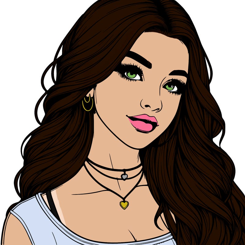 detailed realistic girl