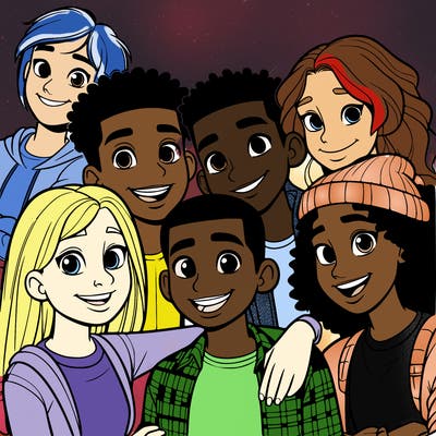 a mixed friend group